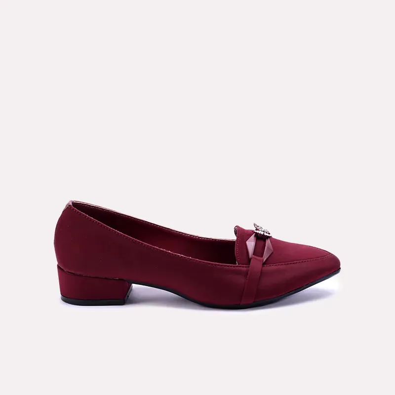 Franka Maroon Fancy Pumps 0431035