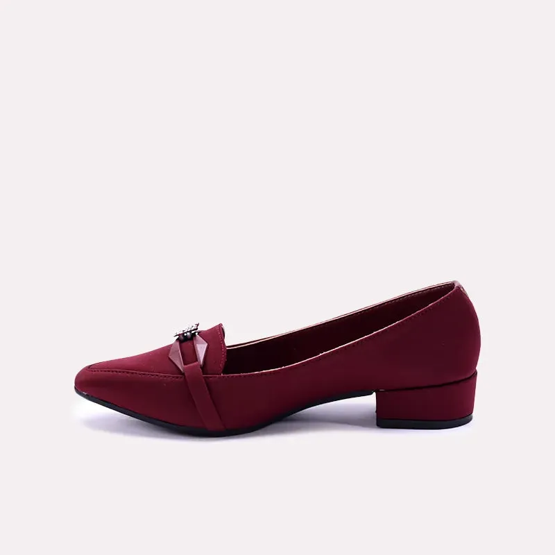 Franka Maroon Fancy Pumps 0431035