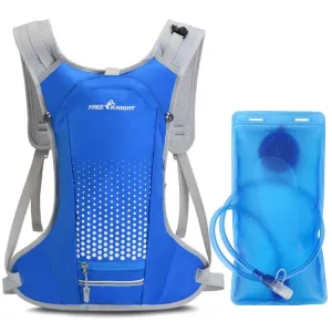 FREE KNIGHT FK0215S Outdoor Cycling Water Bag Vest Hiking Water Supply Backpack with 2L Drinking Bag(Blue)