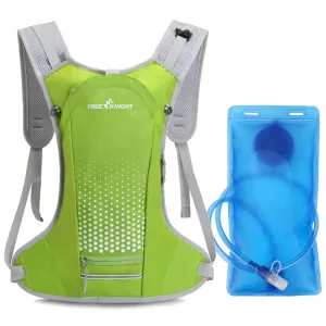 FREE KNIGHT FK0215S Outdoor Cycling Water Bag Vest Hiking Water Supply Backpack with 2L Drinking Bag(Green)