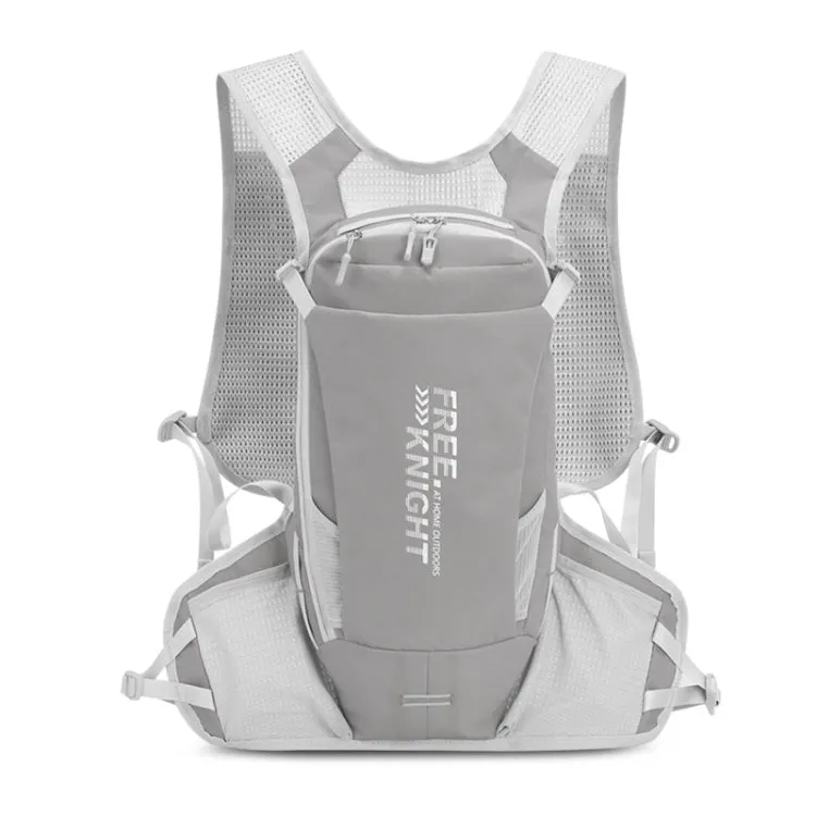 FREE KNIGHT FK0218 12L Cycling Water Bag Vest Hiking Water Supply Equipment Backpack(Light Grey)