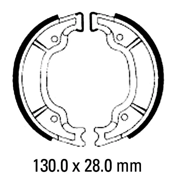 FSB947 Brake Shoes Yamaha AG200