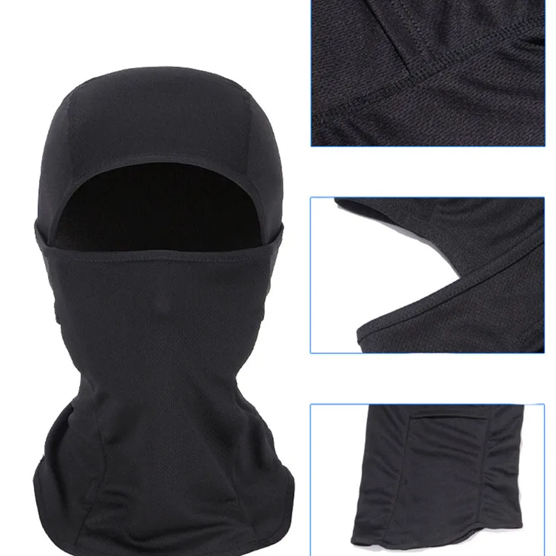 Full/Half Face Mask Windproof Anti-UV Protection Camouflage Face Mask