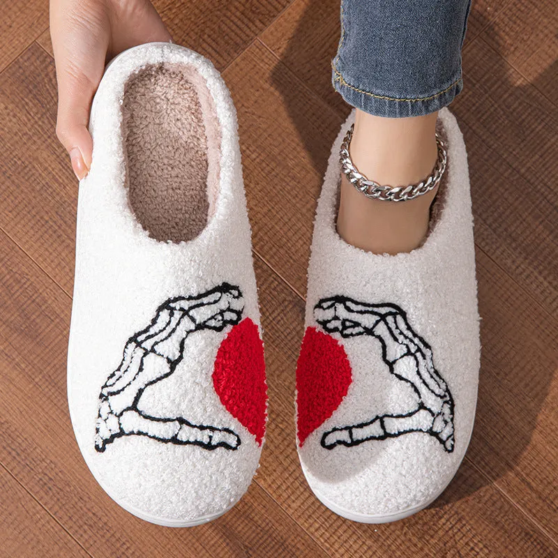 Funny Halloween Slippers Non-slip Soft Bottom Cotton