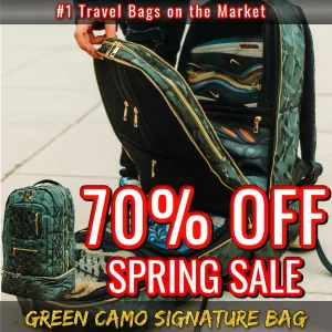 Green Camo Carryon Design (BLACK FRIDAY SALE)