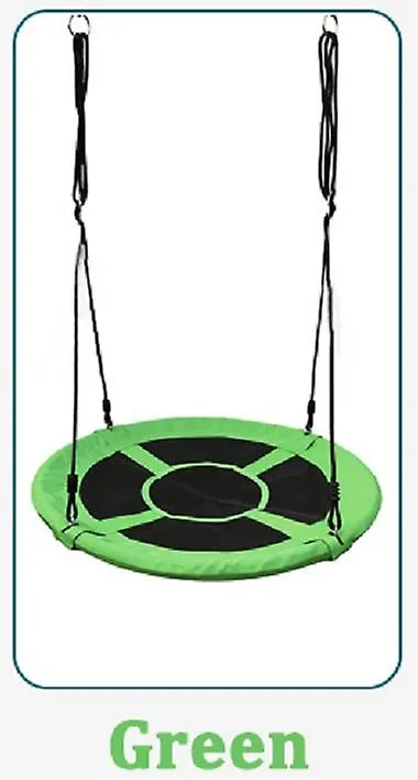 Green Outside Toys Swings 100 Cm 900D Oxford Cloth Round Outdoor Rope Tree Swing Kids Fa1006