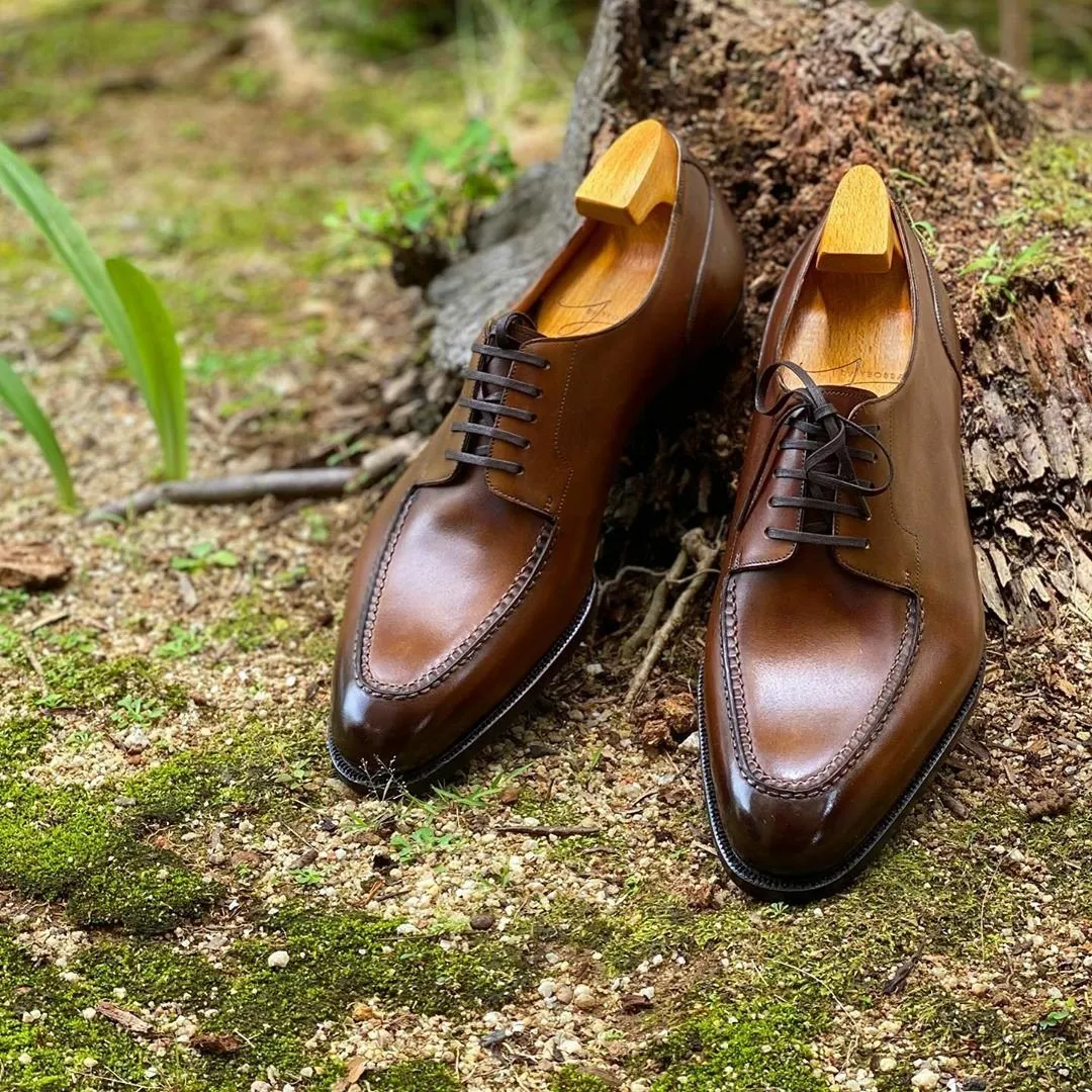 Holland Pie-Crust Apron Derby Shoes