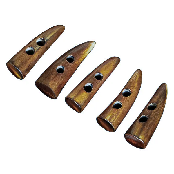 Horn Toggle - Brown