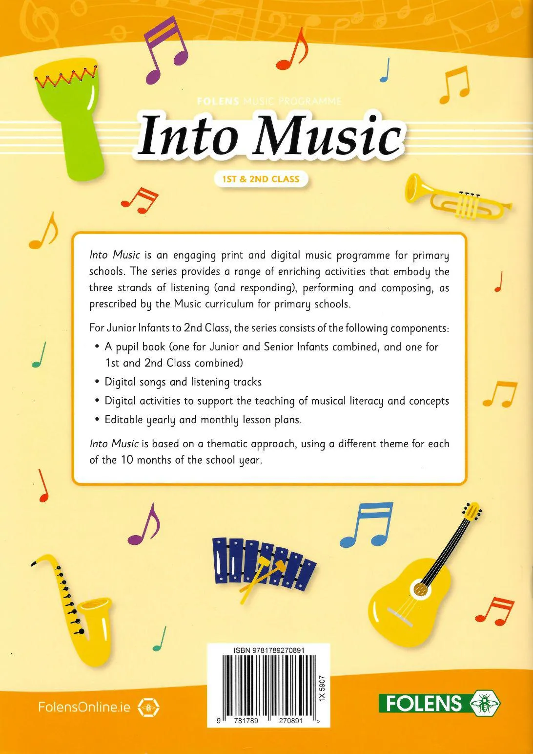 Into Music - 1st Class and 2nd Class