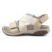 Jessica Women's Leather Adjustable Cross Strap Sandal