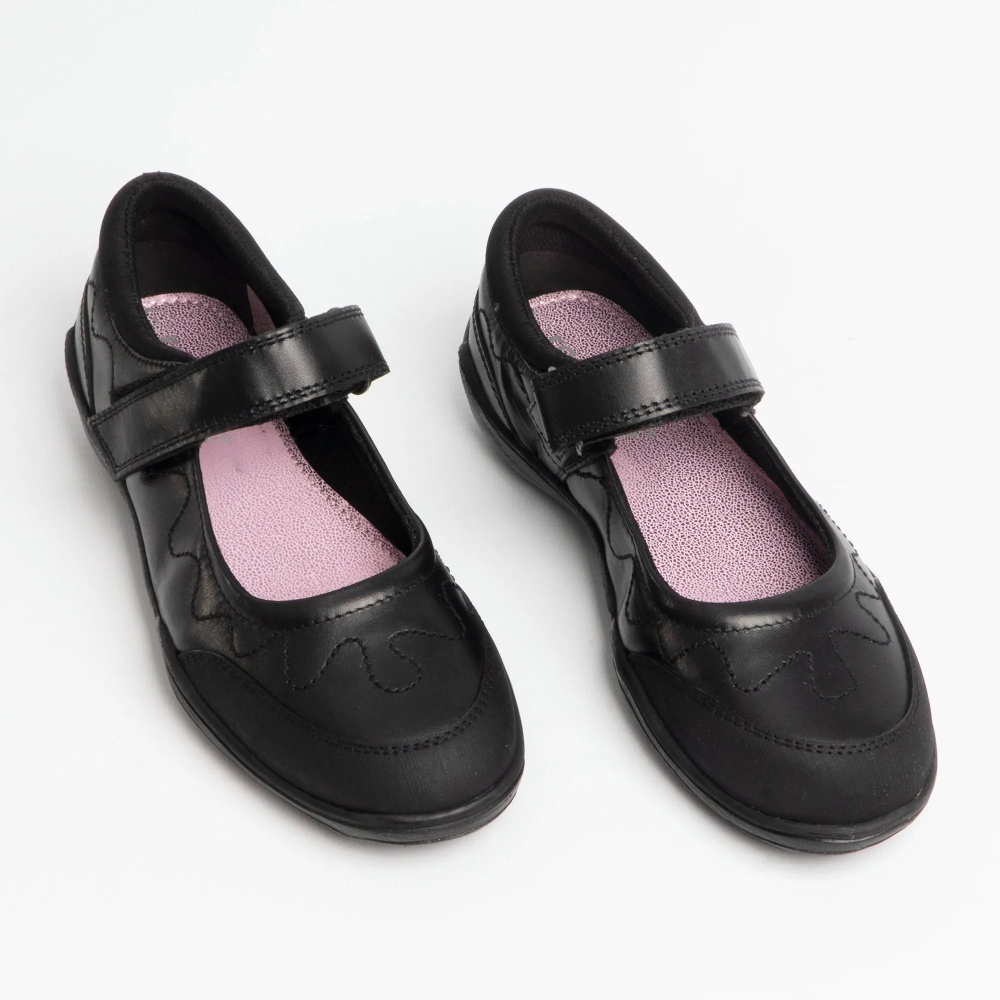 LAURINA Girls Mary Jane Shoes Black