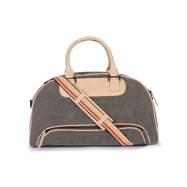 Leather Duffle Bag -PRM637