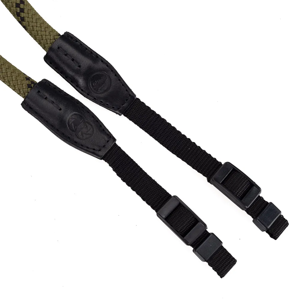 Leica Rope Strap by Cooph, Olive, 100cm, Nylon-Loop Style