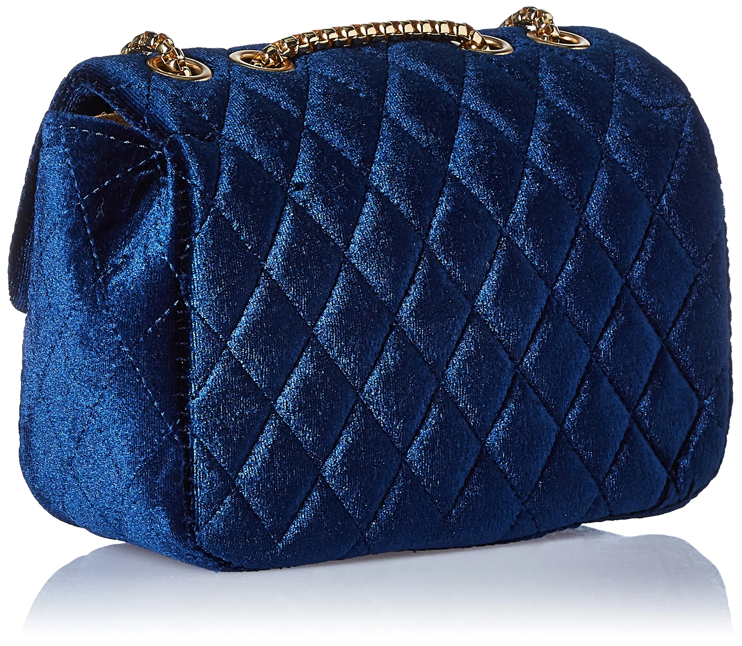 Lino Perros Blue Faux Leather Handbag (Blue)