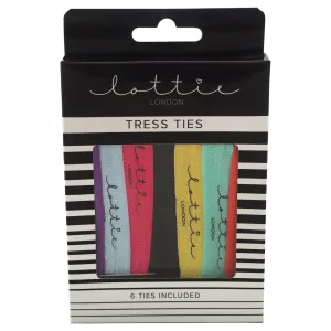 Lottie Tress Ties by Lottie London for Women - 6 Pc Set Ties