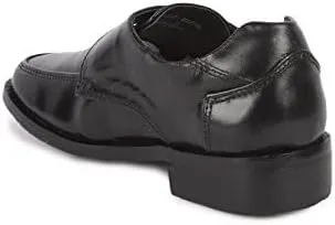 Love and Liberty Boys' Black Martin Buckle Flats - Size Big Kid 4.0