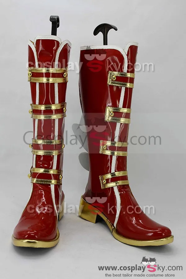 LoveLive! Valentine's Day Rin Hoshizora Boots Cosplay Shoes