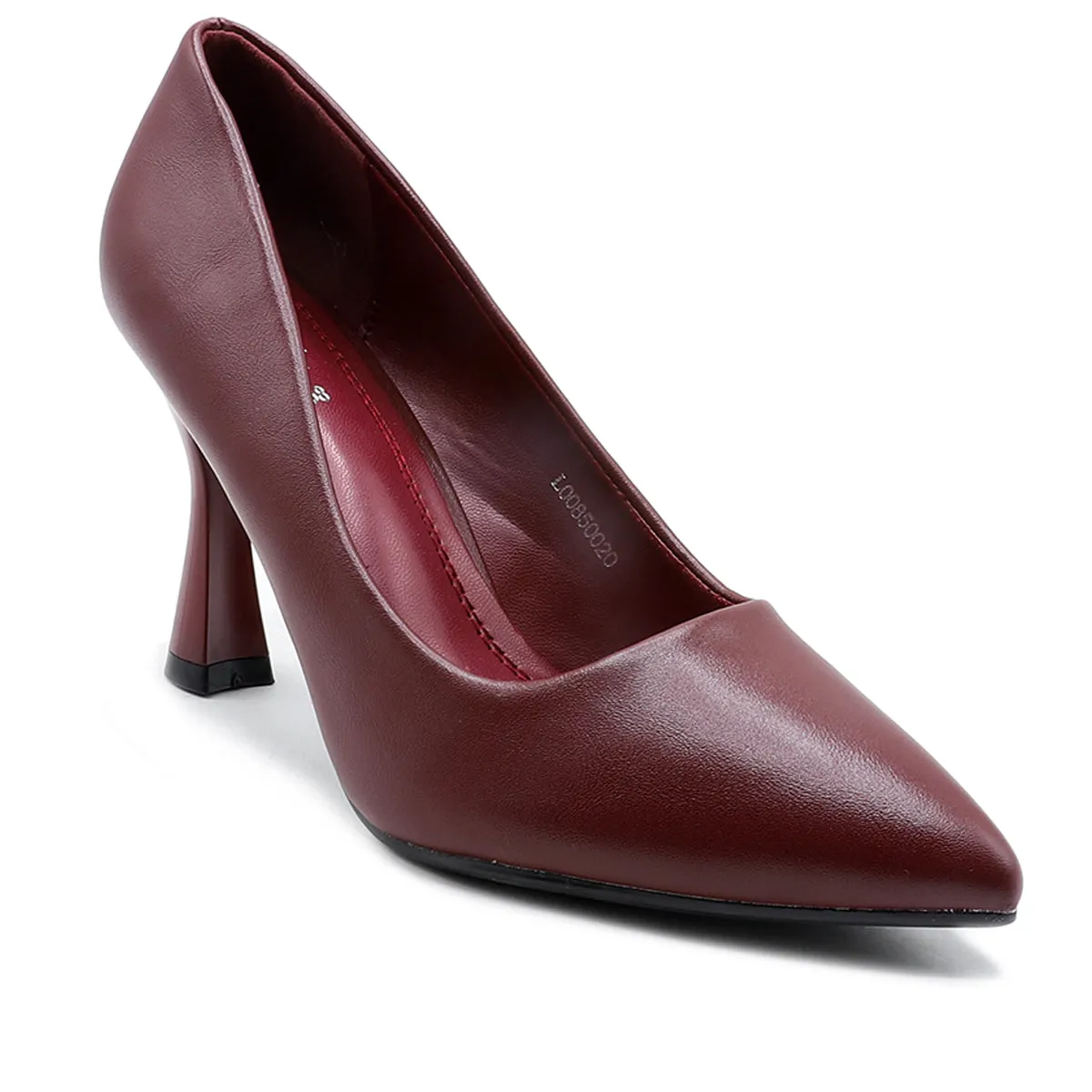 Maroon Ladies Court Shoes L00850020