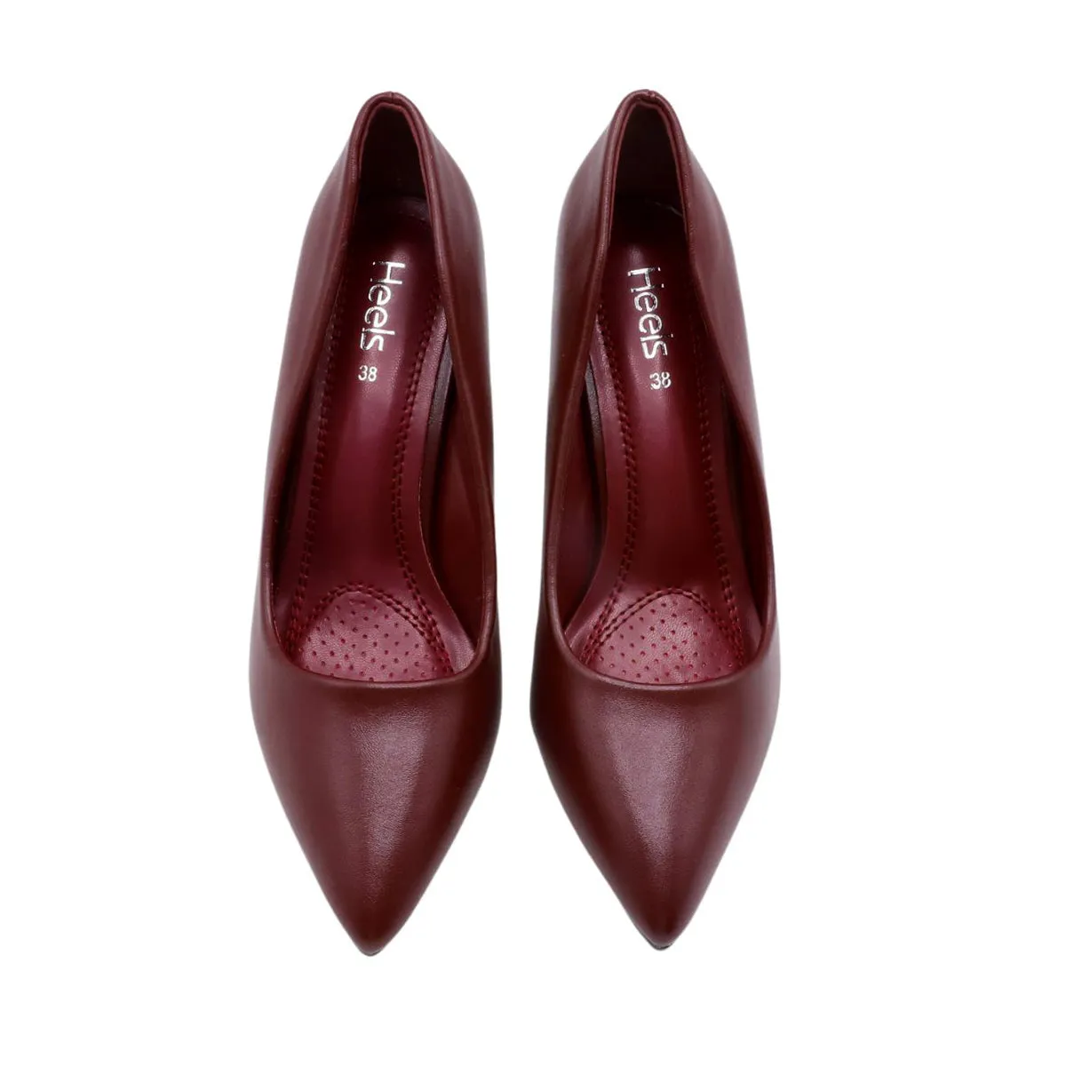 Maroon Ladies Court Shoes L00850020