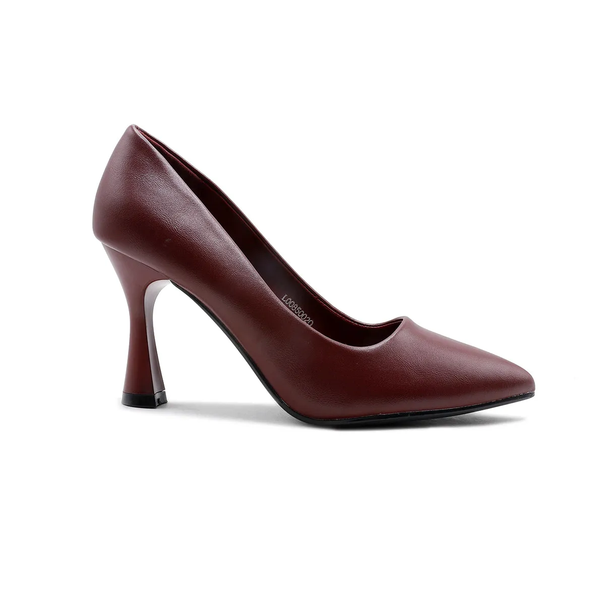 Maroon Ladies Court Shoes L00850020