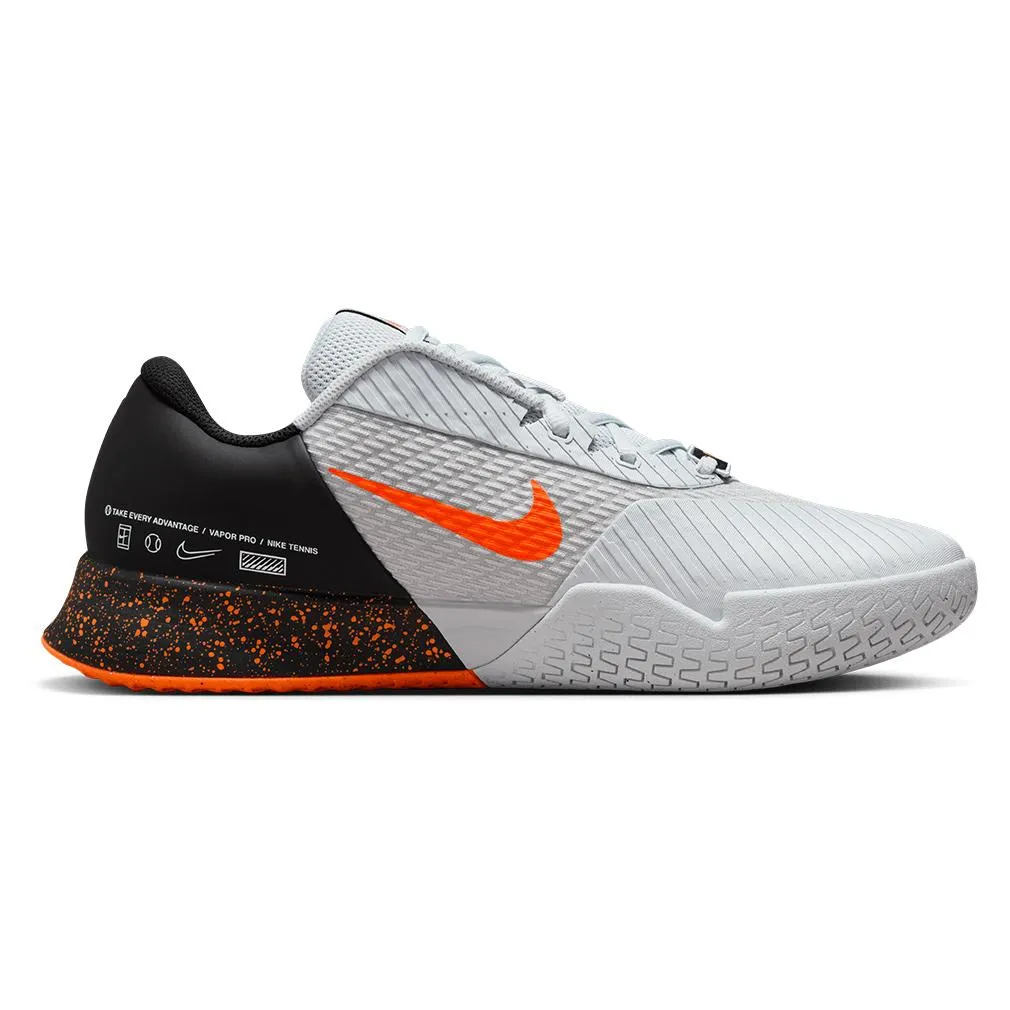 Mens Air Zoom Vapor Pro 2 Premium Tennis Shoes Black and Hyper Crimson