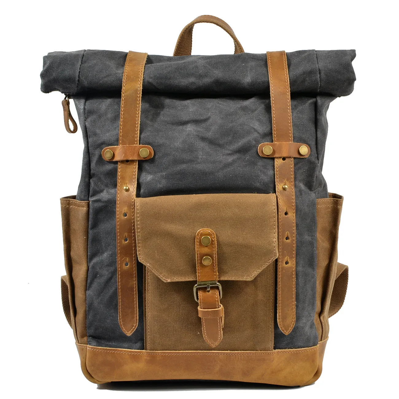 Men's Canvas Backpack Bag Travel Bag Shoulder Bag Outdoor Backpack Large Capacity Handbag Gift For Him