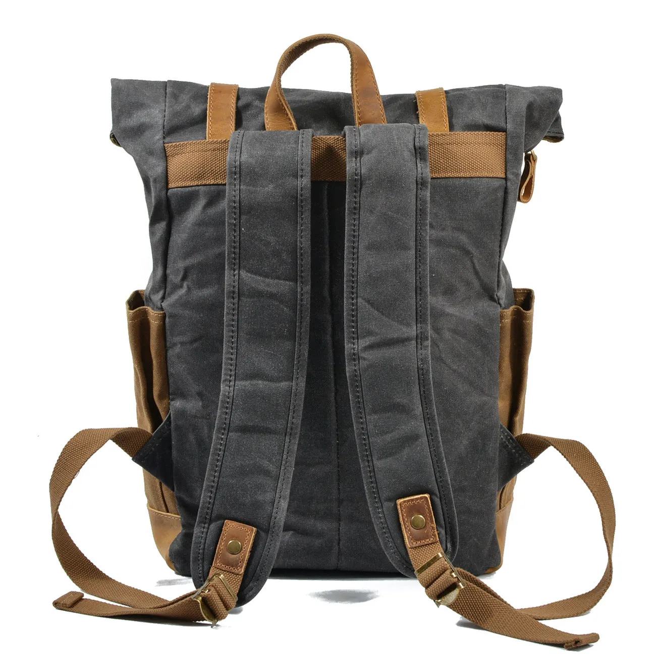 Men's Canvas Backpack Bag Travel Bag Shoulder Bag Outdoor Backpack Large Capacity Handbag Gift For Him