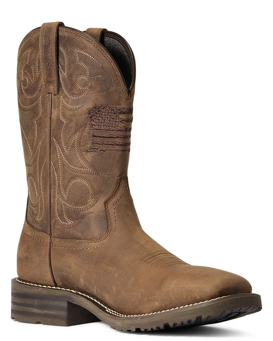 Men's Hybrid Patriot Waterproof Western Boots