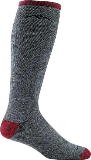 Men's Over-The-Calf Mountaineering Heavyweight Hiking Socks (Smoke)