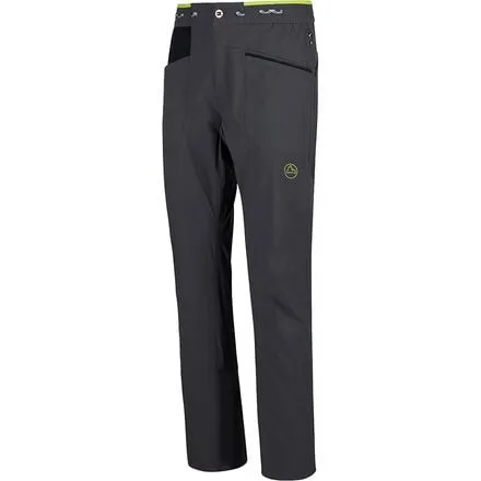 Men's Talus trousers La Sportiva, color Carbon/Lime Punch