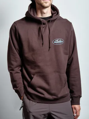 Mountaineering Hooded Sweatshirt in Dark Brown