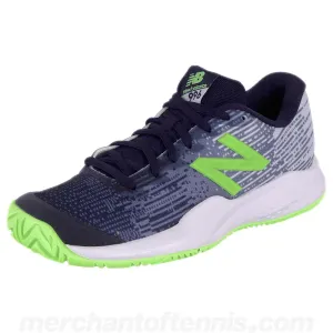 New Balance Junior Kc996v3 - Navy/Lime