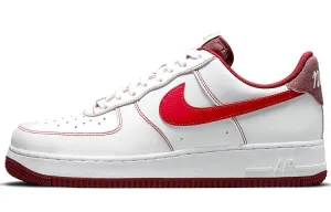 Nike Air Force 1 Low '07 First Use of White Team Red