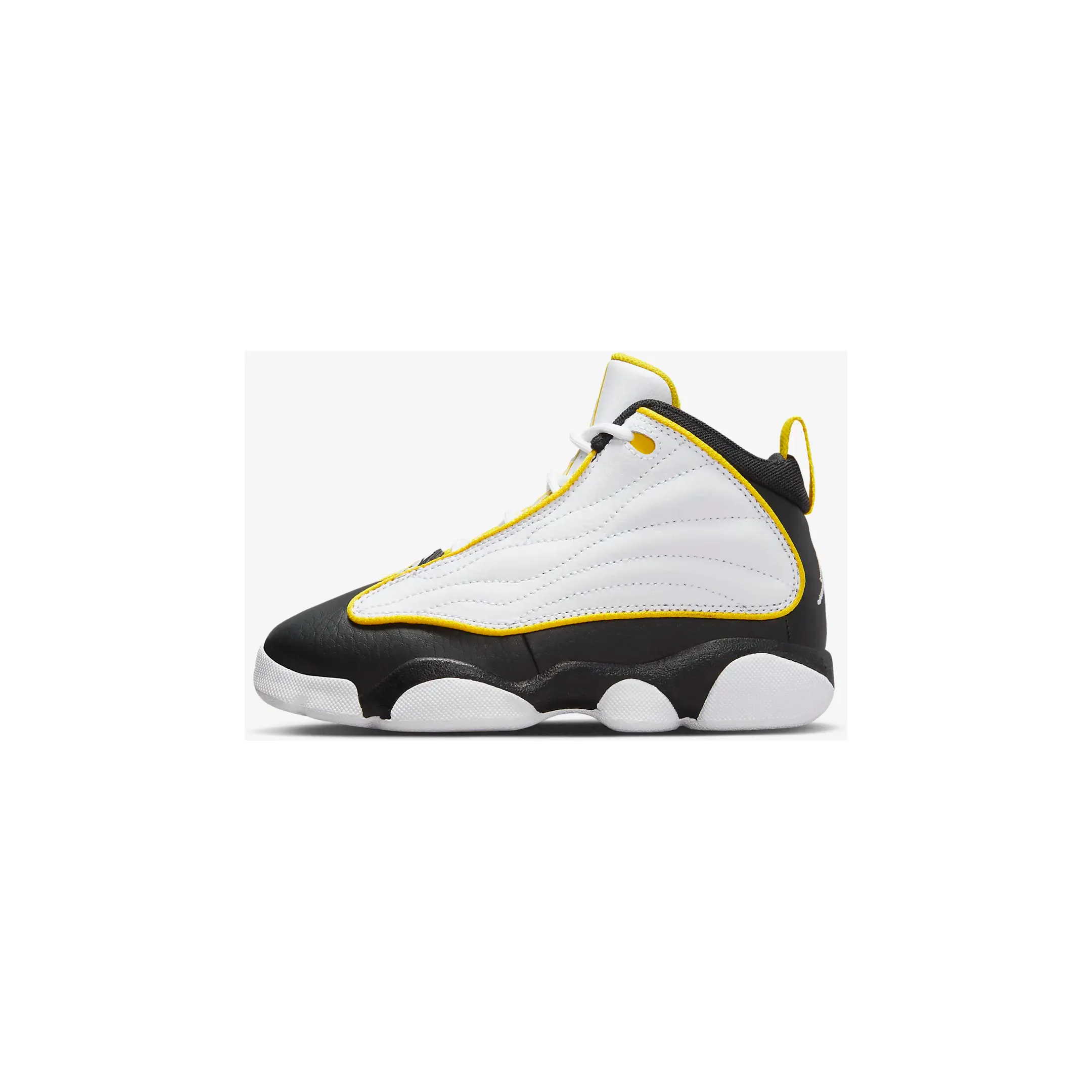 Nike Kid's Jordan Pro Strong Shoes - White / Black / Tour Yellow