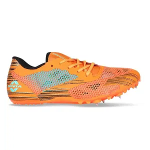 NIVIA TF-100 Track and Field Spikes Running Athletic Shoes (Orange)