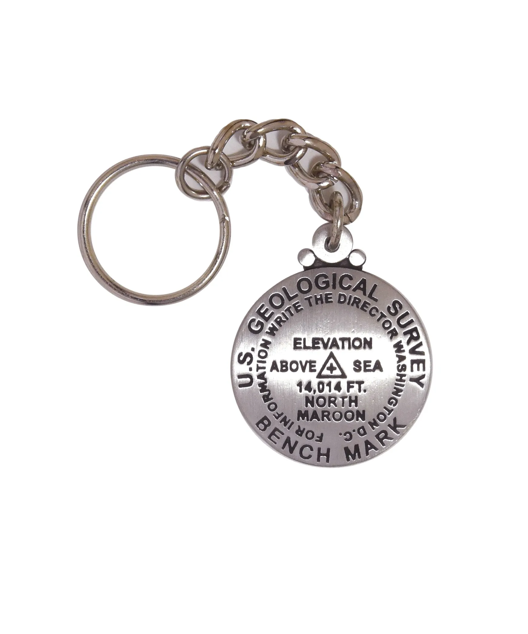 North Maroon Key Chain