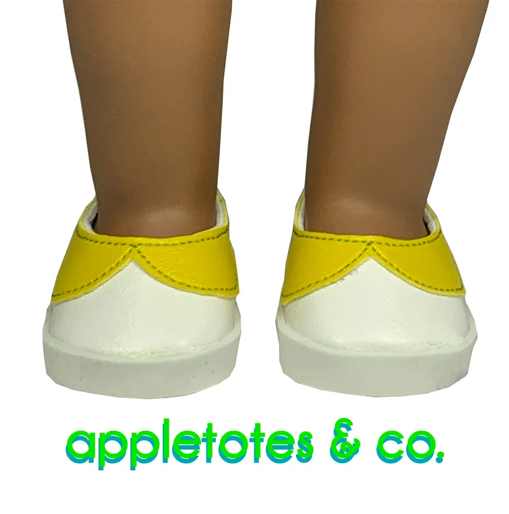 Oopsie Daisy Shoes Sewing Pattern for 18" Dolls - SVG Files Included