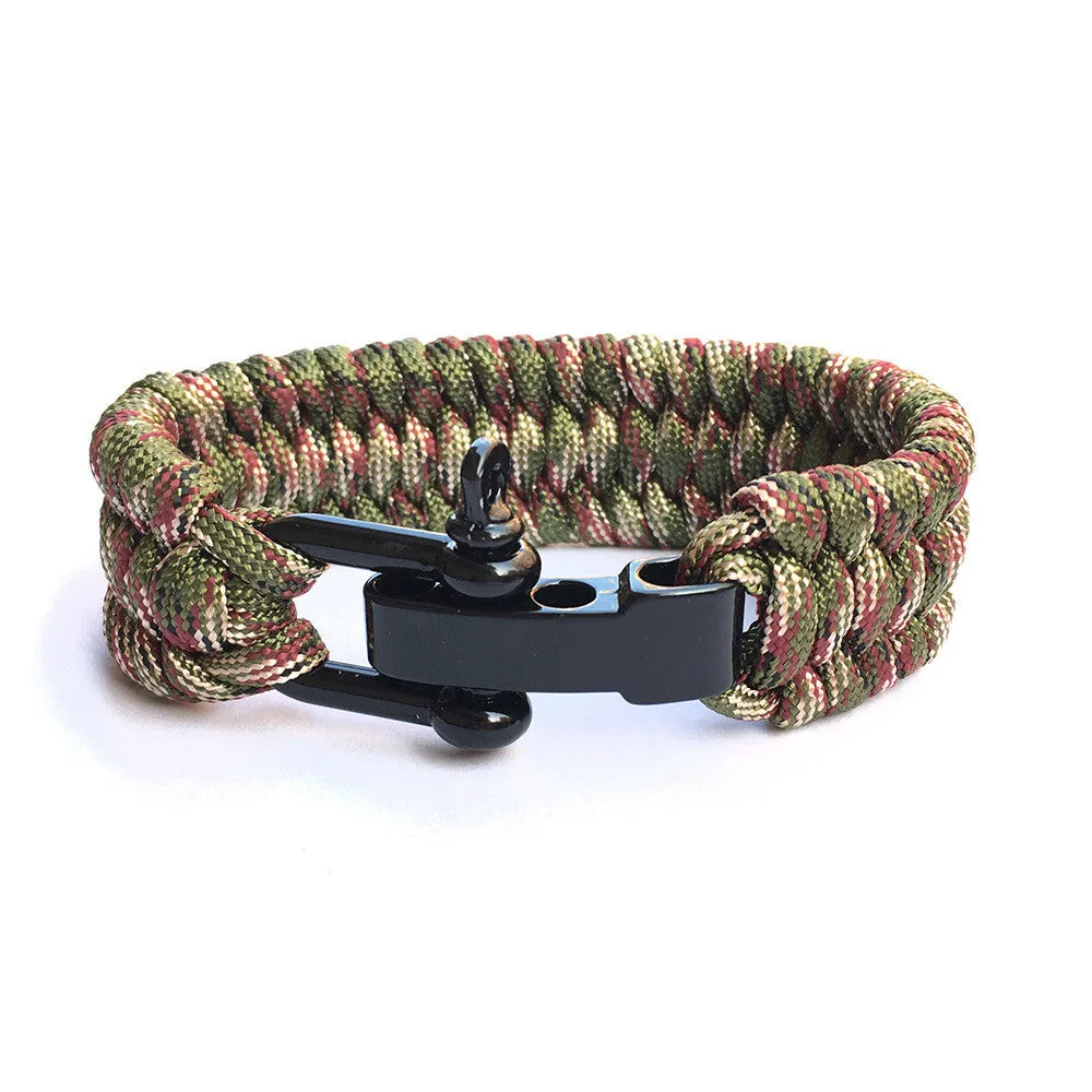 Outdoor Mountaineering Camping Emergency Seven-core Parachute Cord Woven Bracelet