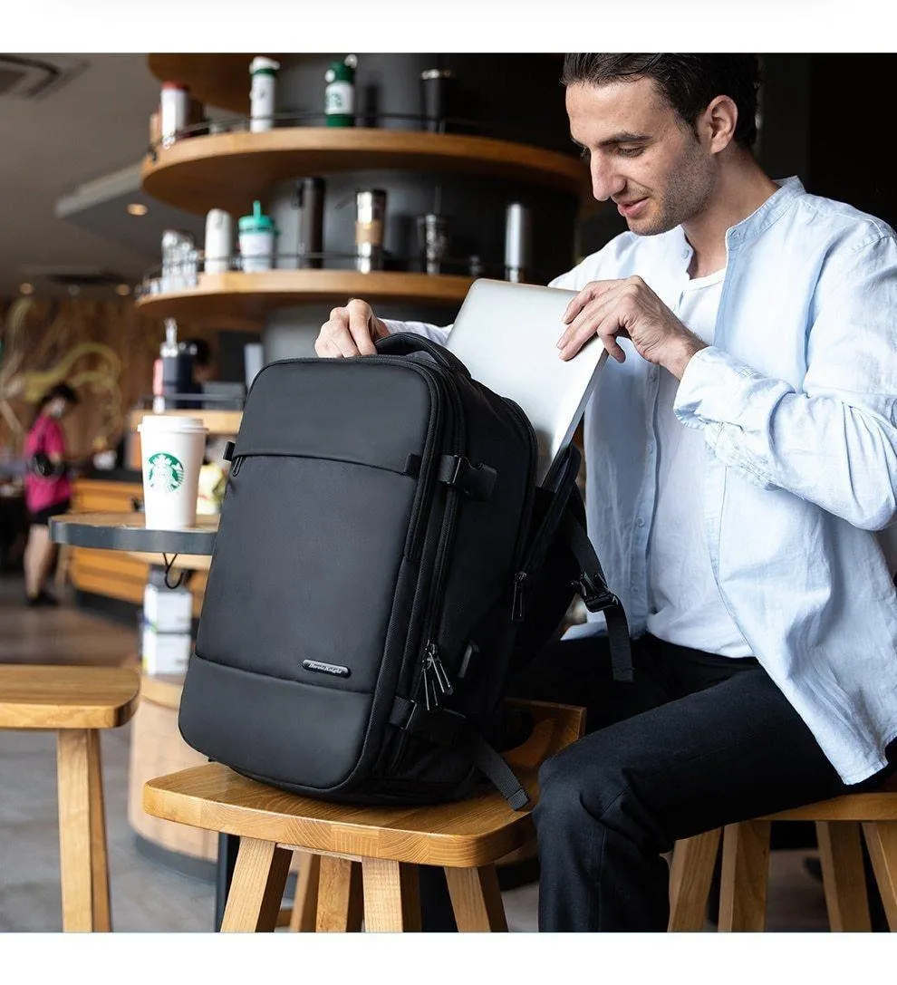 Oxford Polyester Black Cool Backpacks For Men's #MR9076