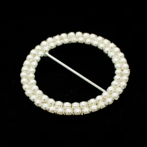 Pearl Decor Fashion Buckle