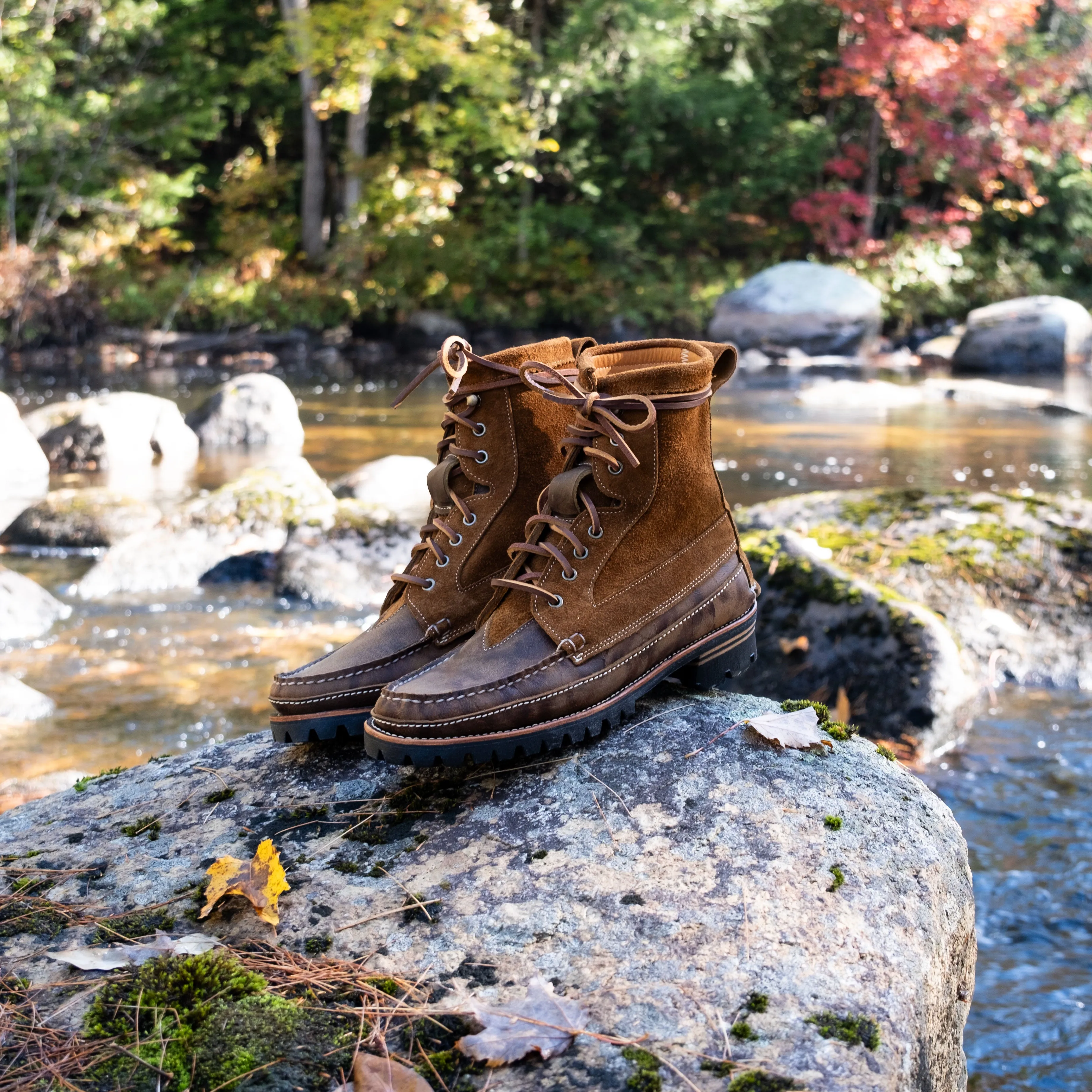 Rangeley Boot - Waxed Elk & Snuff Kudu