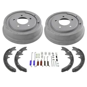 Rear Brake Drums & Brake Shoes for Ford F150 with 5 Studs 1997-1999