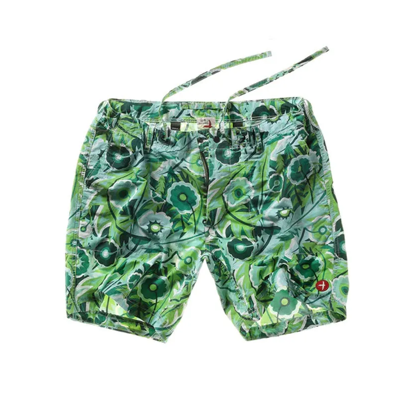 Relwen Graphic Paddle Short - Green Dandelion