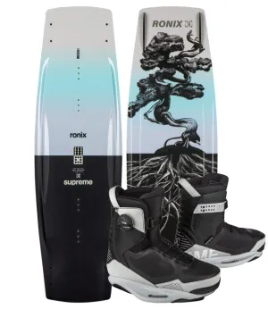 Ronix Supreme Wakeboard Package with Supreme Boots (2024)