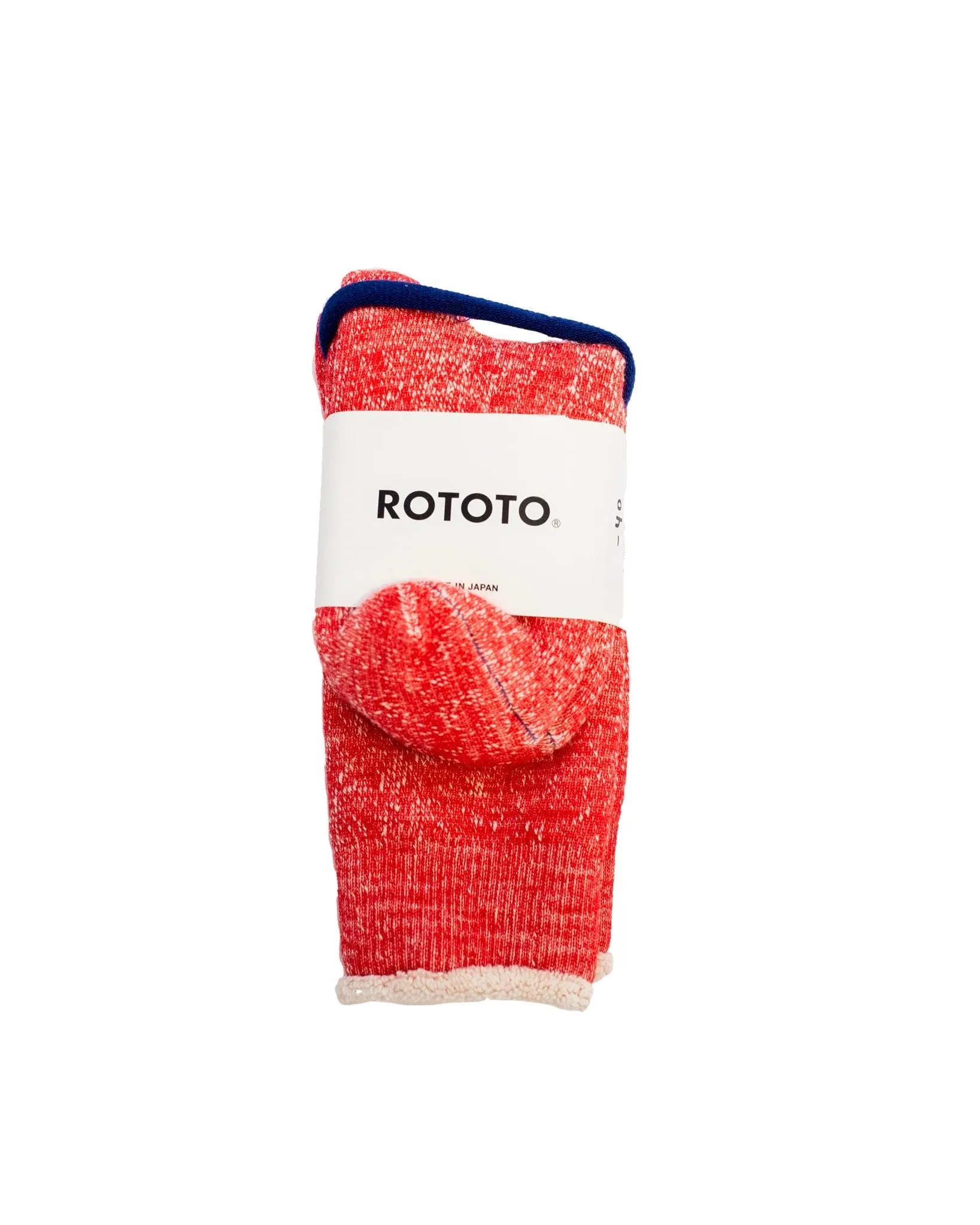 ROTOTO Double Face Crew Socks Red