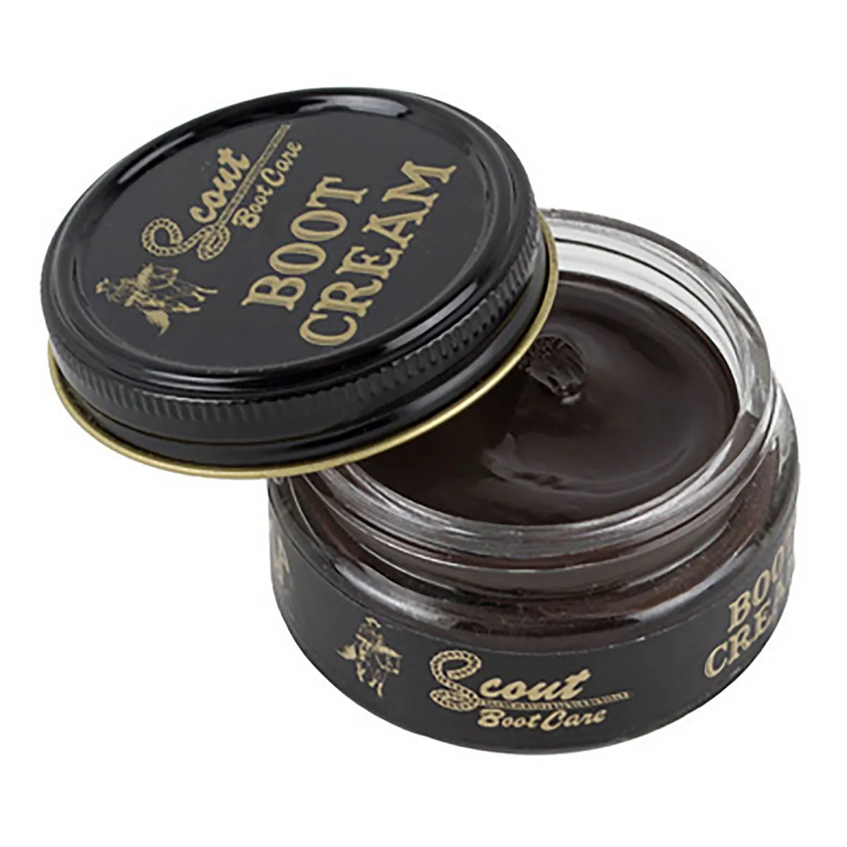 Scout Boot Cream 1.55 oz Jar - Available in Brown or Chocolate