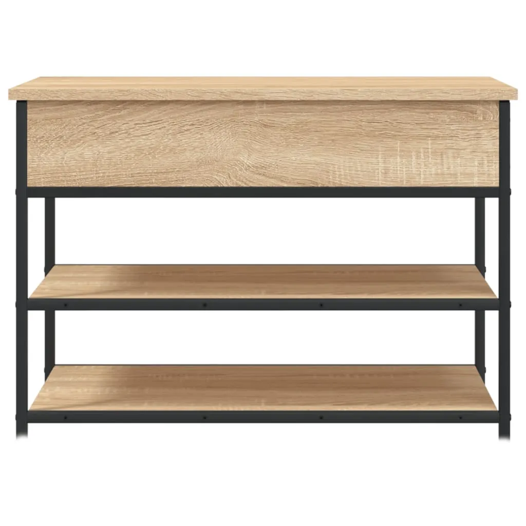 Shoe Bench Sonoma Oak 70x42.5x50 cm Engineered Wood