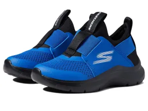 Skechers Skech Fast Slip On Shoes for Boys - Cushion Comfort Insole Shock-Absorbing Midsole Mesh & Synthetic Upper Comfort Shoes