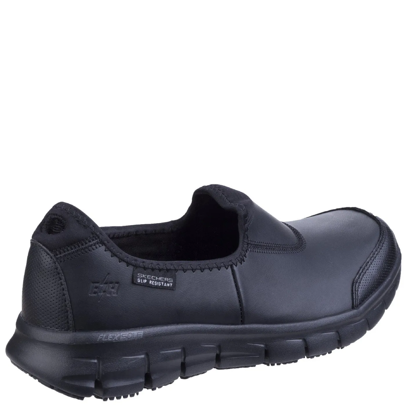 Skechers Workwear Sure Track Slip Resistant Occupational Shoe OB Black