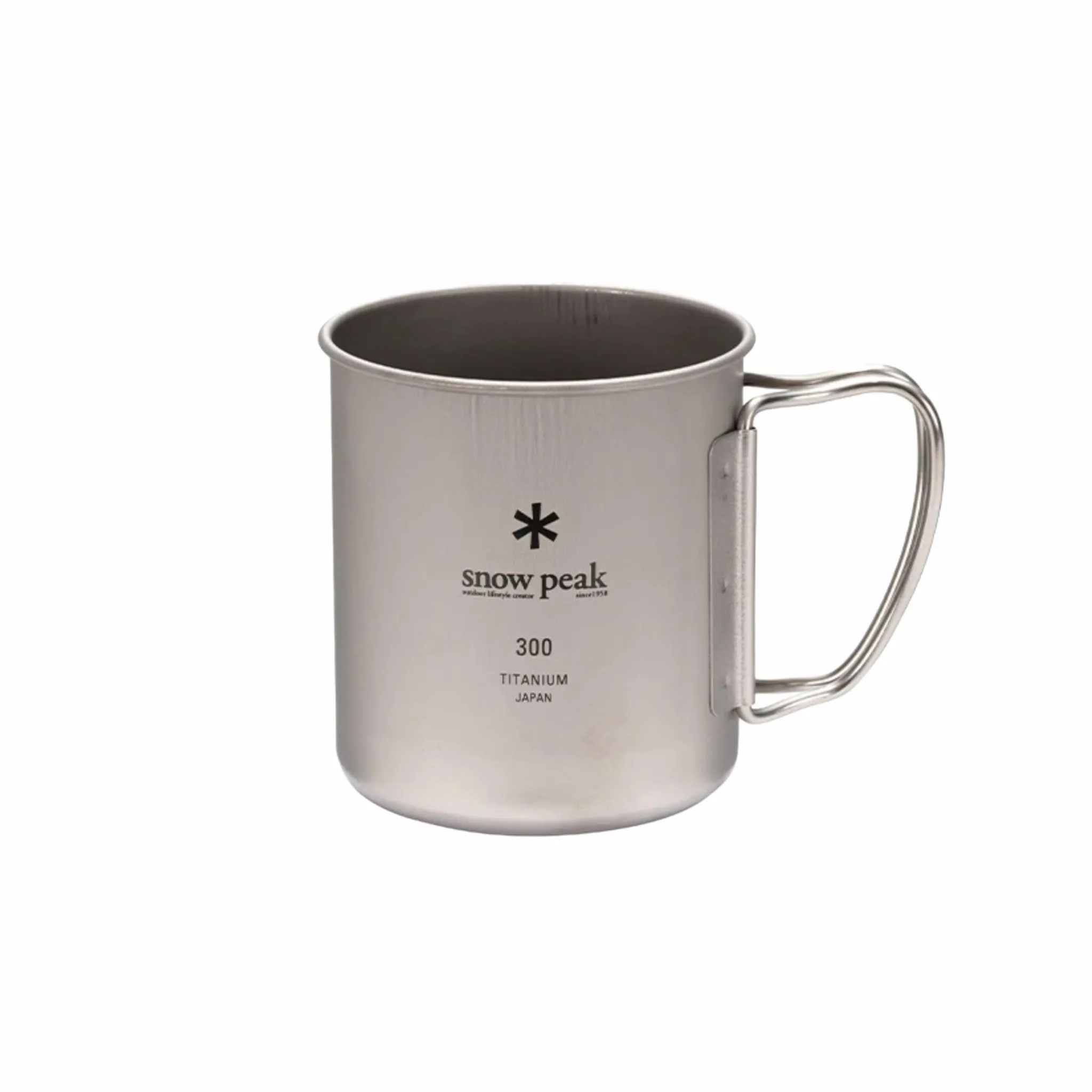 Snow Peak Ti-Single Wall 300 Cup (Silver)